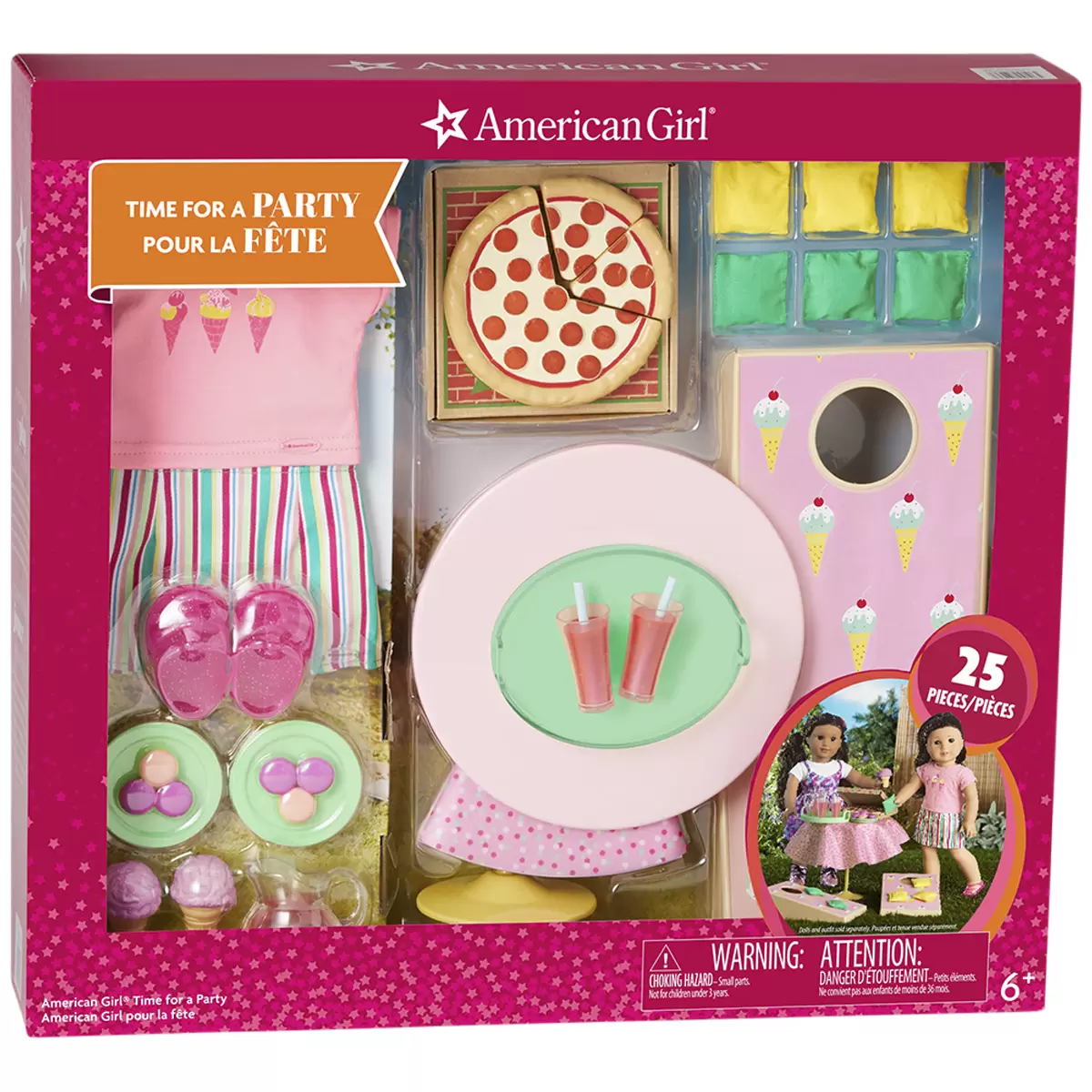 American Girl Truly Me Vacation and Party Accessories  Sets 