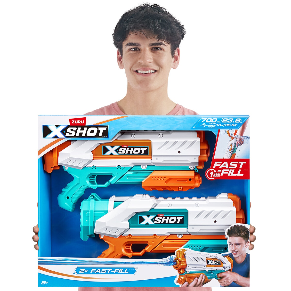 ZURU XSHOT Fast Fill Double Water Blaster 2 Pack