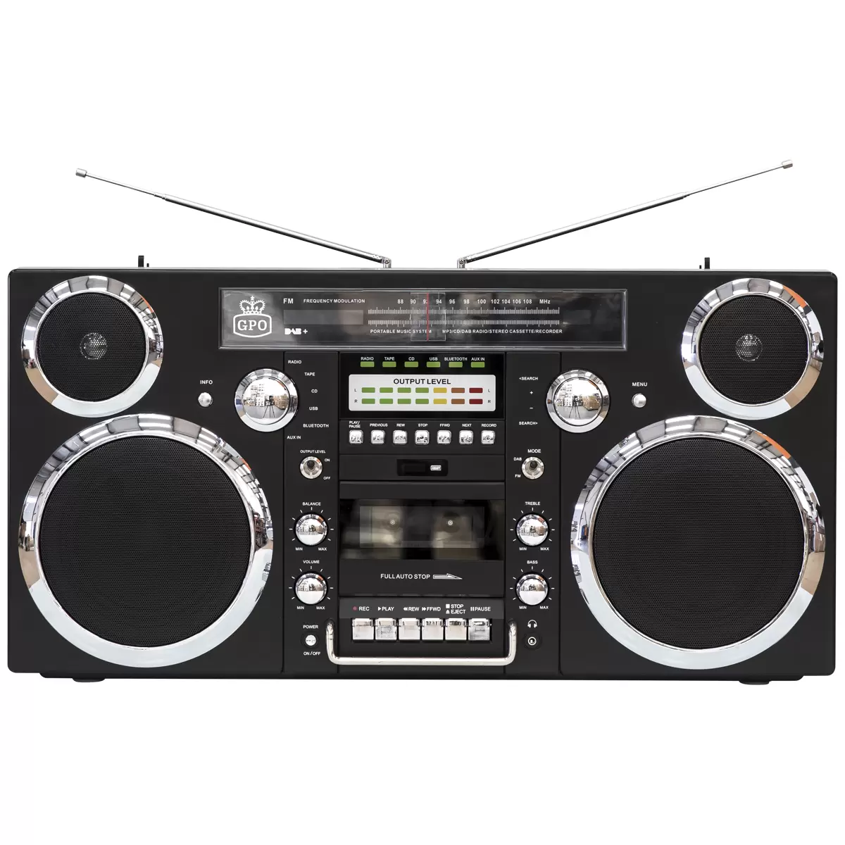 GPO Brooklyn Boombox GPO-BROOK-BLK