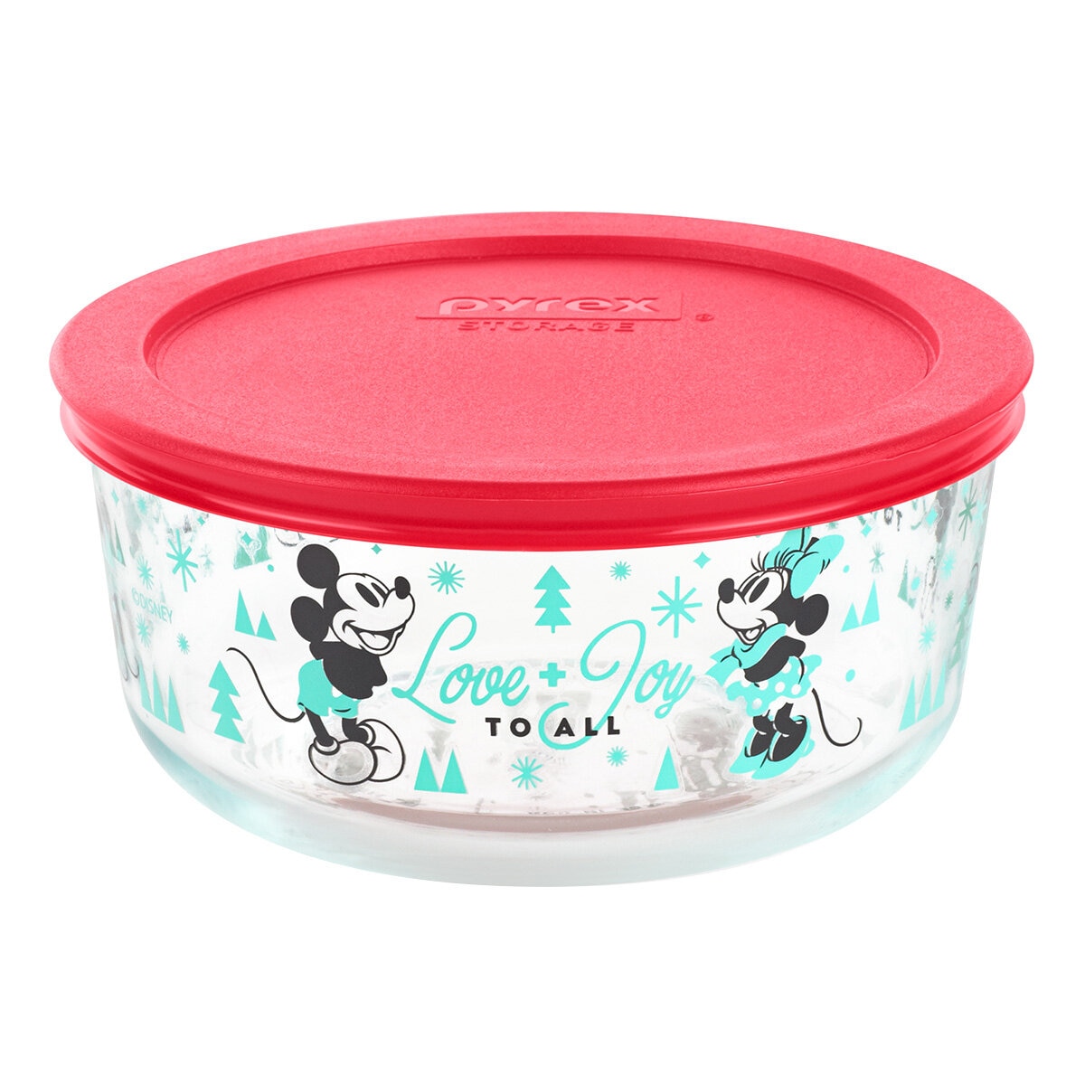 NEW Brand New! 4-pc Pyrex Minnie Mouse 4-Cup Storage Bowls Live It