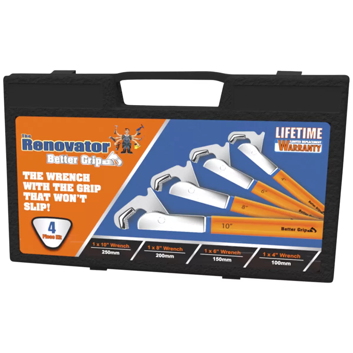 Renovator Better Grip Wrench 4 Piece Set