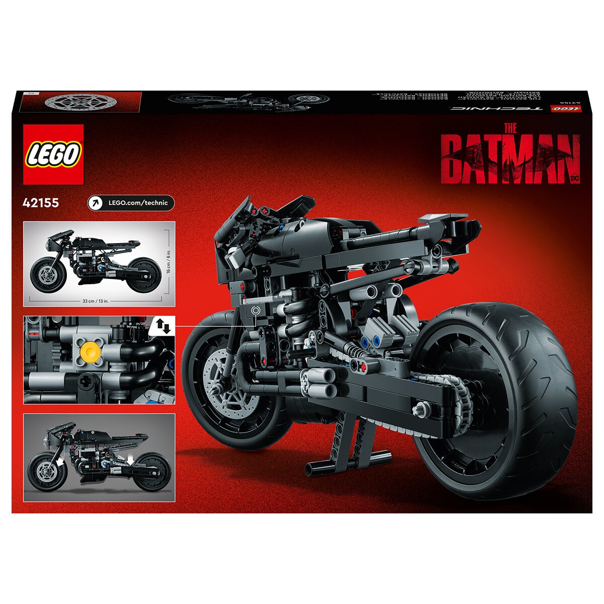 LEGO Technic The Batman Batcycle 42155