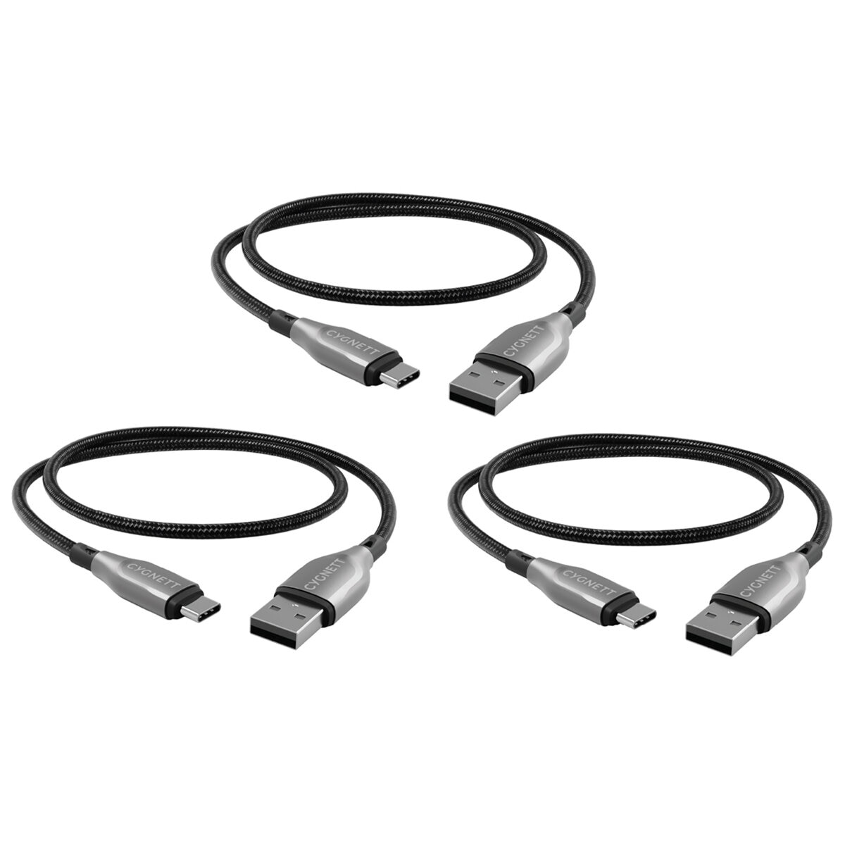 Cygnett Armoured USB-C to USB-A 2.0 Cable 1M Cygnett Armoured USB-C to USB-A 2.0 Cable 1M