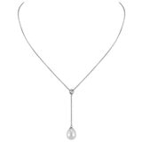 18KT White Gold Cultured Freshwater Pearl Pendant