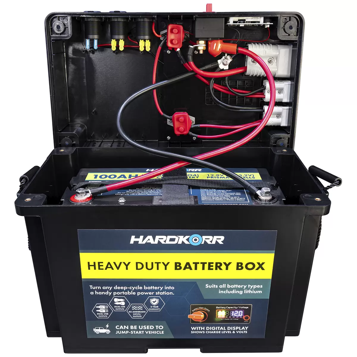 HARDKORR Heavy Duty Battery Box HKPBATTBOXB