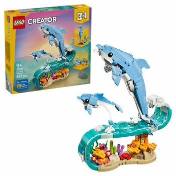 LEGO Creator 3 In 1 Sea Animals Beautiful Dolphins 31385 LEGO Creator 3 In 1 Sea Animals Beautiful Dolphins 31385