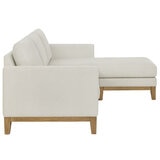 Henredon Fabric Sofa With Reversible Chaise