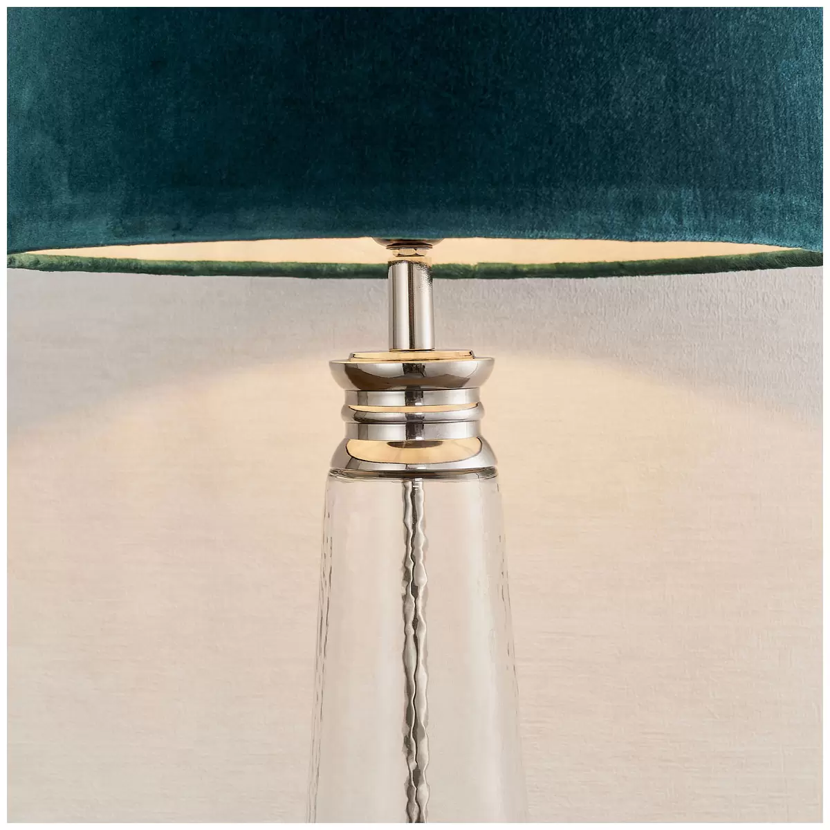 Hudson Living Winslet Table Lamp Teal 