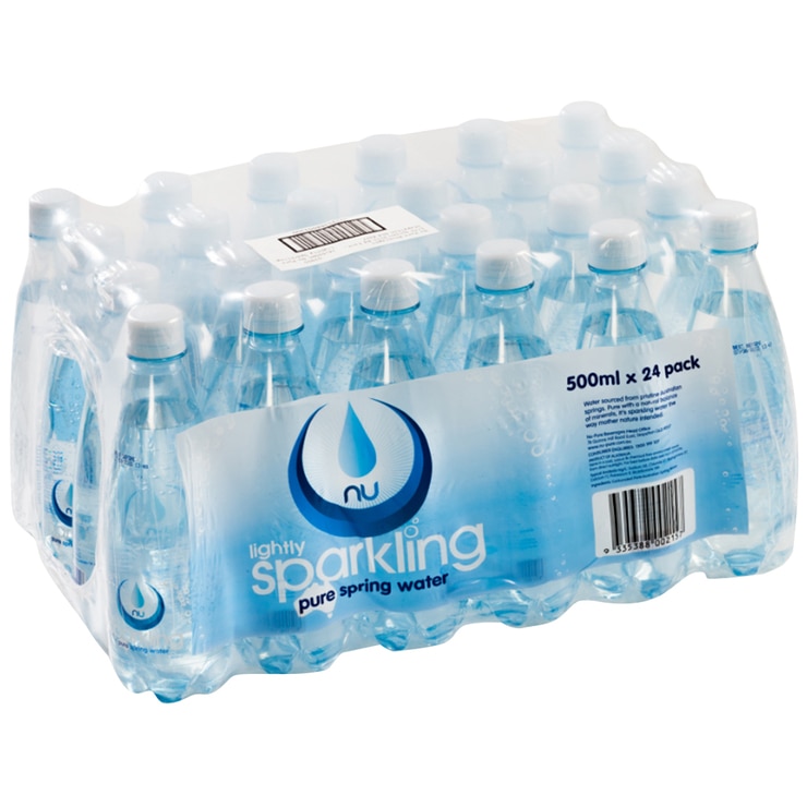 Nu Pure Lightly Sparkling Water 24 x 500ml | Costco Australia