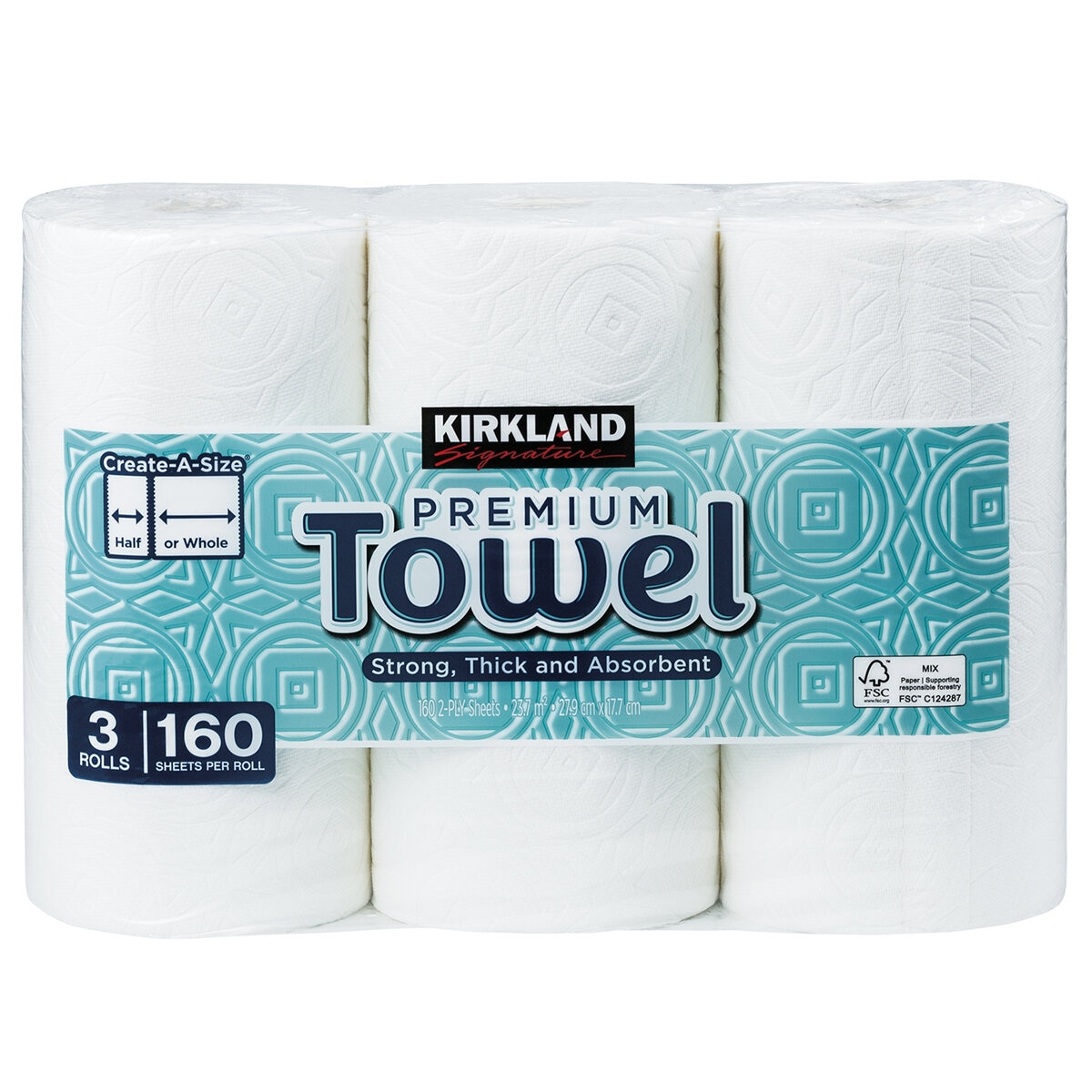 Kirkland Signature Paper Towel Create A Size 12 x 160 Sheets Kirkland Signature Paper Towel Create A Size 12 x 160 Sheets