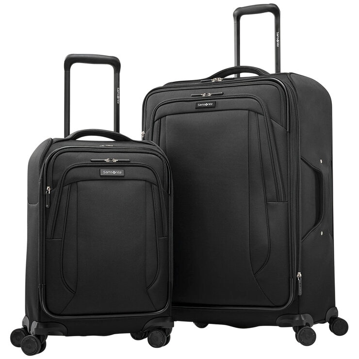 Samsonite Sahora NXT 2 Piece Softside Luggage Set Black