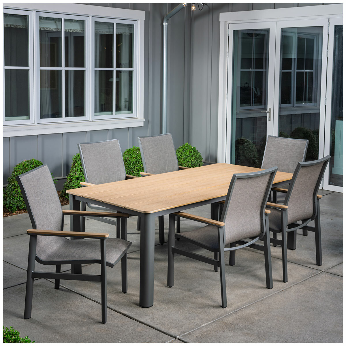SunVilla Sara Sling Dining 7 Piece Set SunVilla Sara Sling Dining 7 Piece Set
