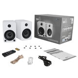 Kanto YU4 140W Powered Bookshelf Speakers Matte White KO-YU4MW-I