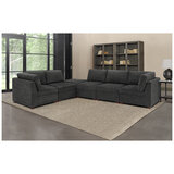 Thomasville Modular Sectional with Storage Ottoman