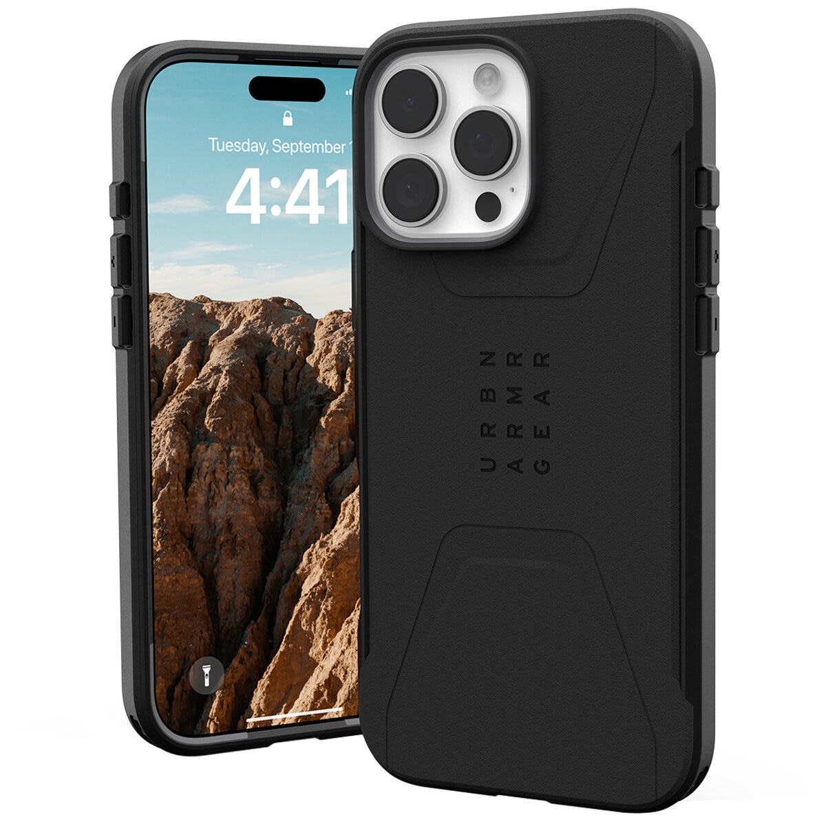 UAG Civilian MagSafe iPhone 16 Pro Max Case MPA-UGCMISPMC-BL