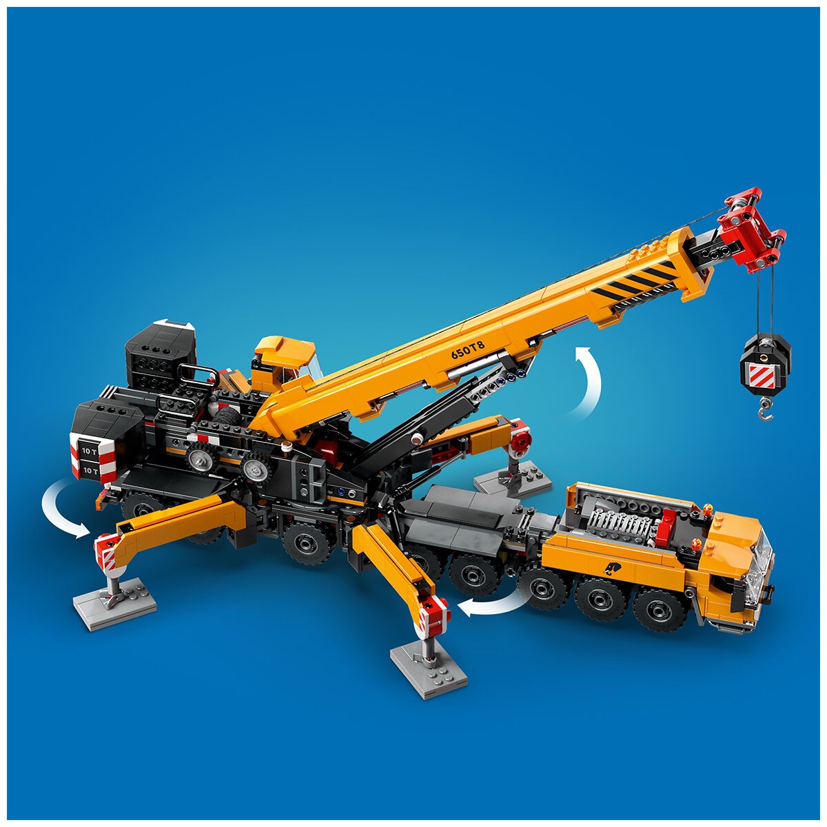 lego city yellow mobile construction crane