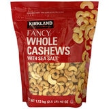 Kirkland Signature Fancy Whole Cashews 1.13kg