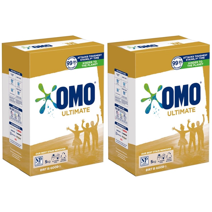 OMO Ultimate Laundry Detergent Powder 2 X 5kg | Costco Australia