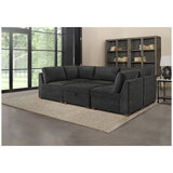 Thomasville Modular Sectional with Storage Ottoman