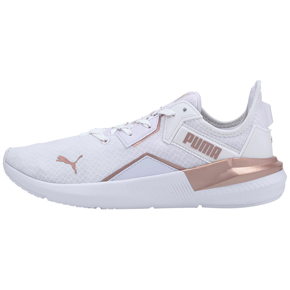 Puma Women s Platinum Metallic Training Shoe Rose Gold