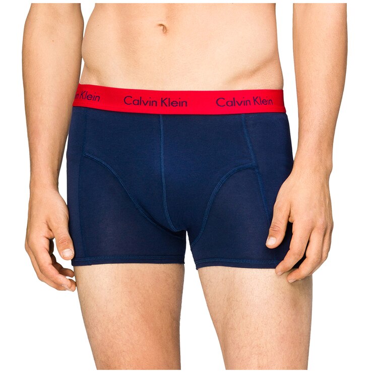 Calvin Klein Men's Trunks 3pk Blue with Multi Band | Costco Australia