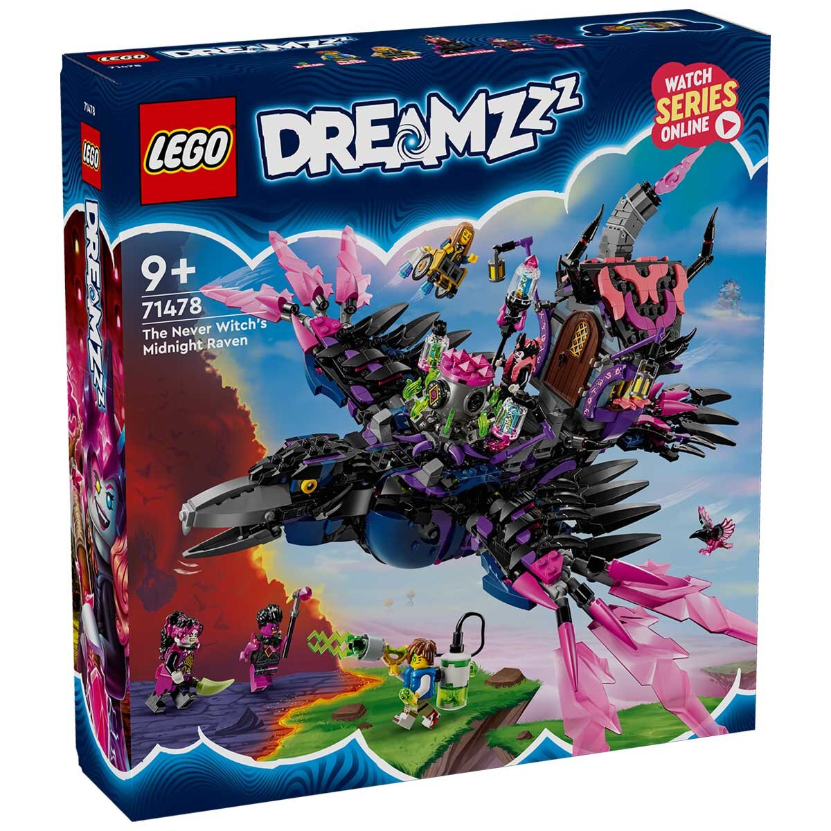 LEGO DREAMZzz The Never Witch’s Midnight Raven Toy 71478