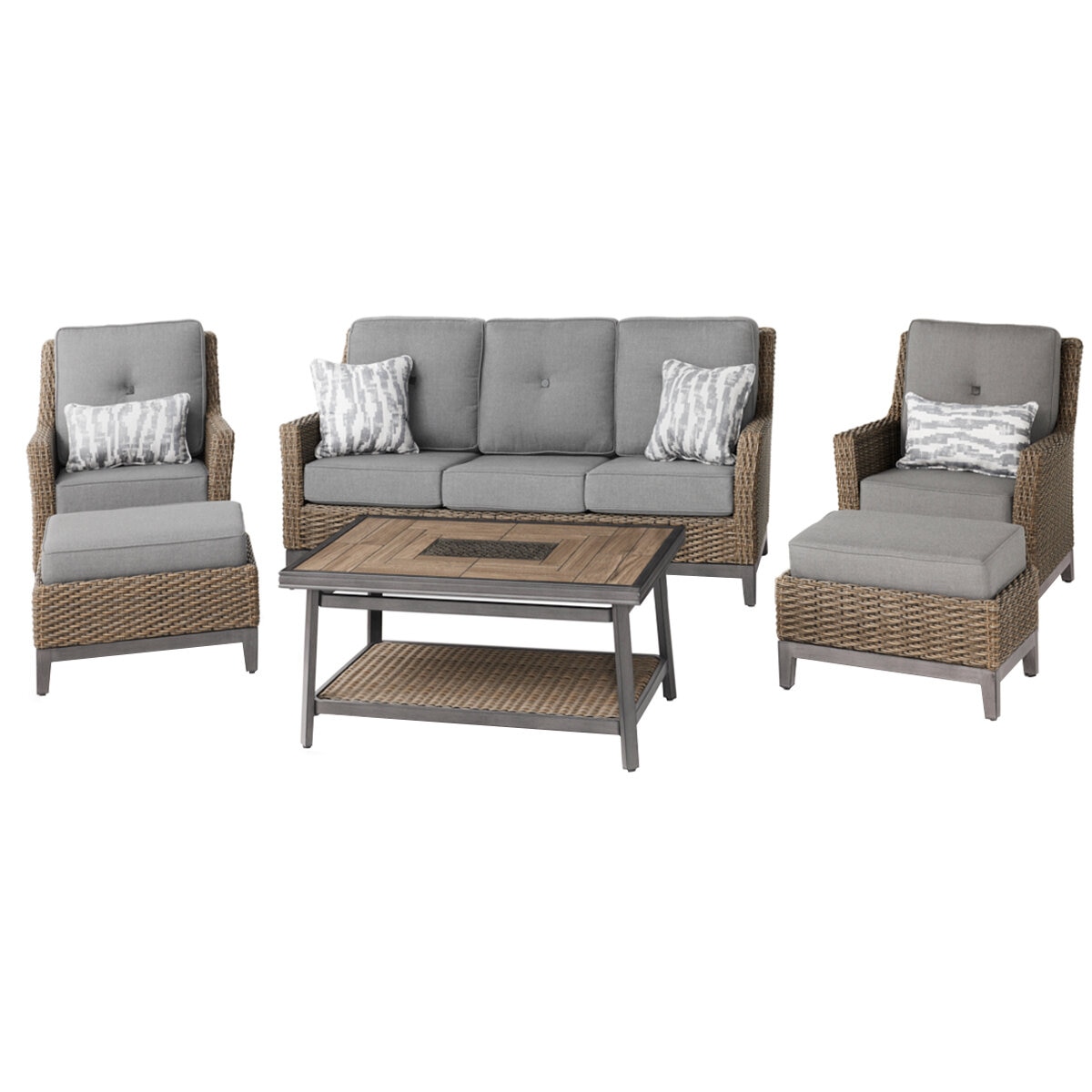 Agio Portland 6 Piece Deep Seating Set