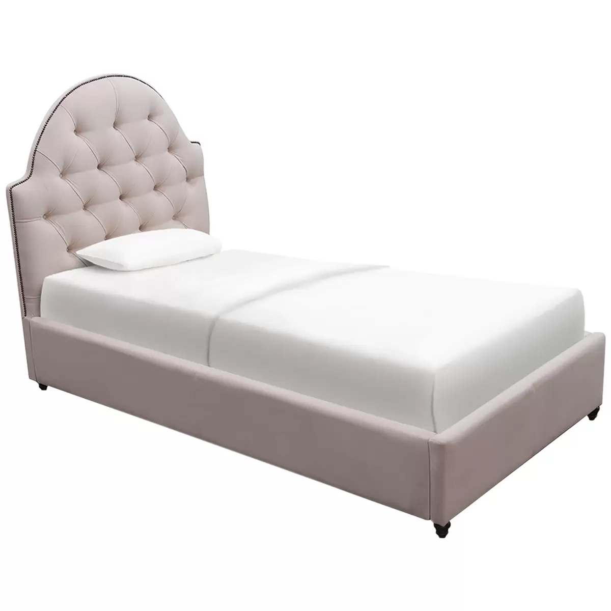 Moran Princess King Single Bed Head with Encasement and Slatted Base 