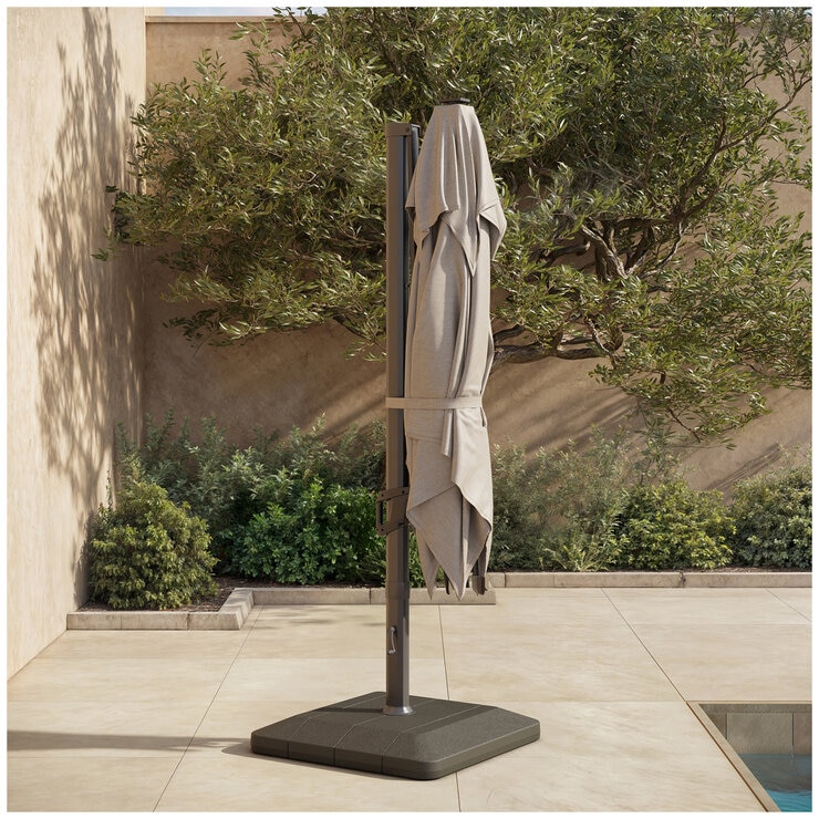 Atleisure Solar LED Cantilever Umbrella Atleisure Solar LED Cantilever Umbrella