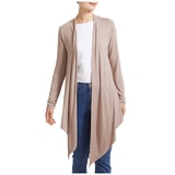 Sportscraft Drape Ladies Cardi - Brown