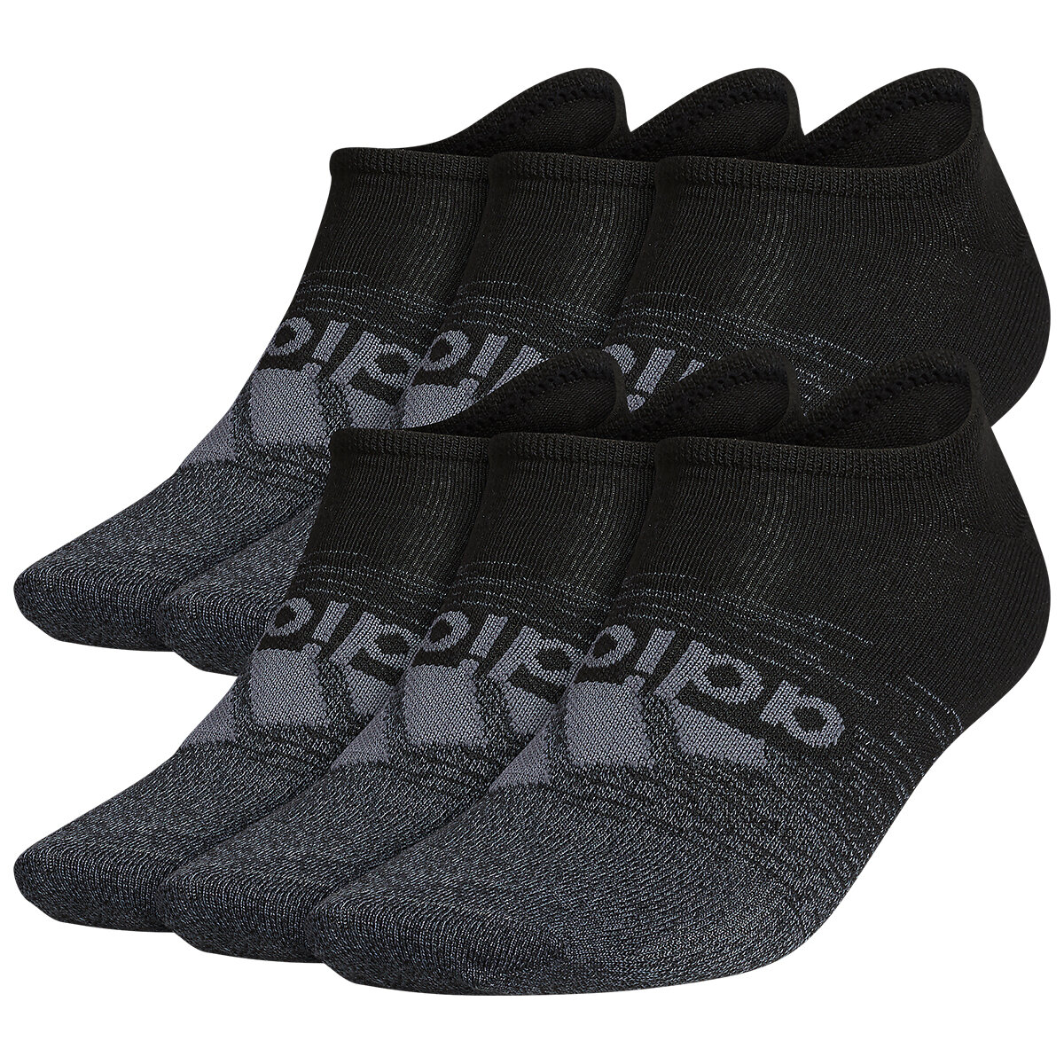 Adidas No Show Sock 6 Pack Black