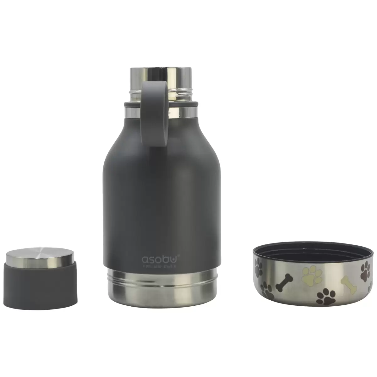 ASOBU 1L Bottle With 360ml Dog Bowlt