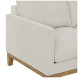 Henredon Fabric Sofa With Reversible Chaise