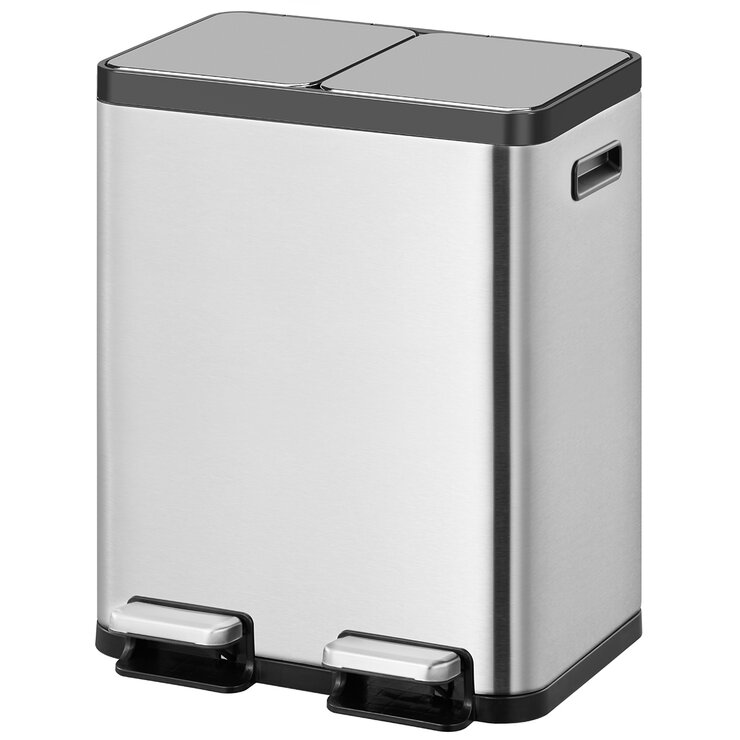 30L+30L Stainless steel Recycling Step Can 30L+30L Stainless steel Recycling Step Can
