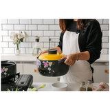 Color King Ceramic Stock Pot 4L Yellow