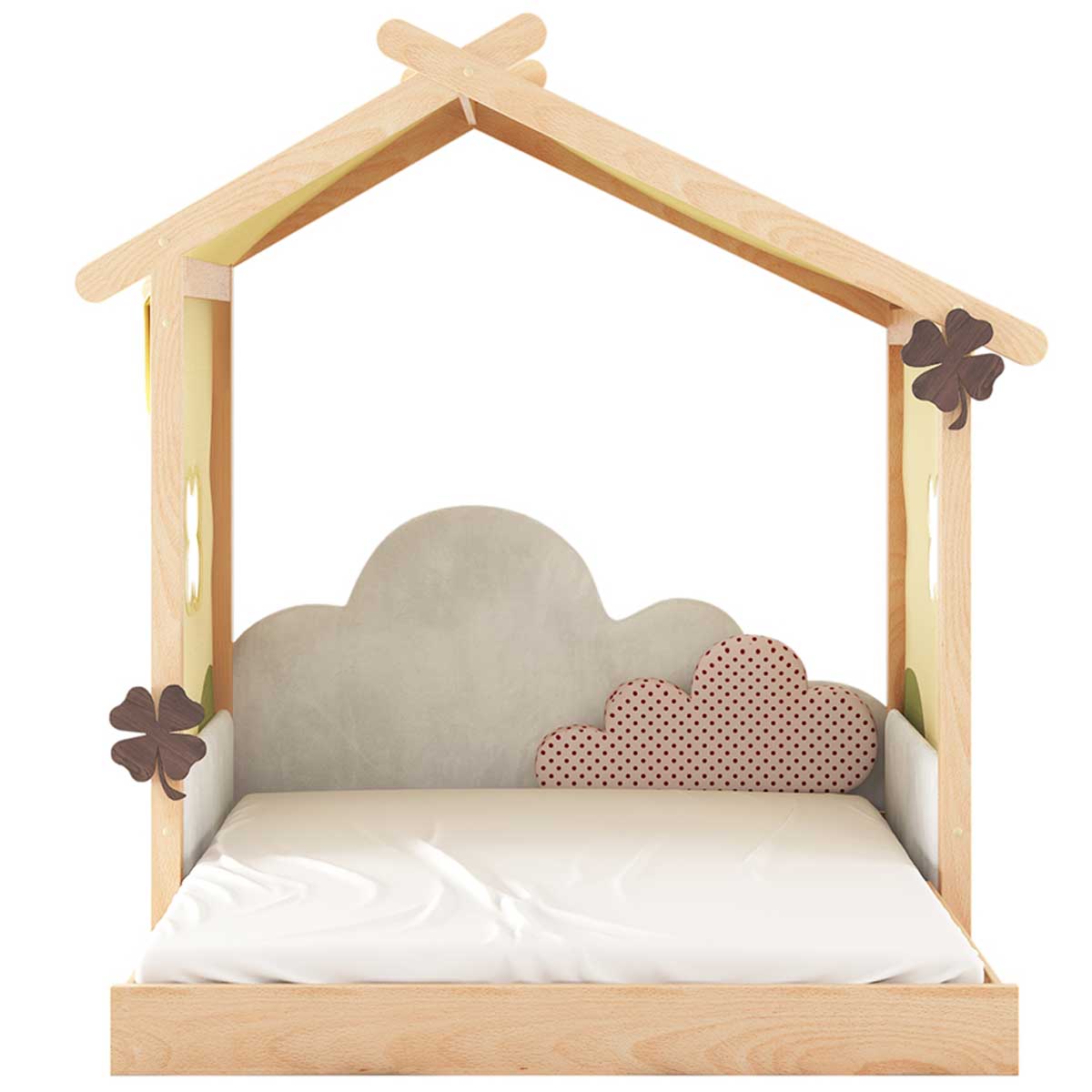 Aesthetik Kids Cloud Castle Bed