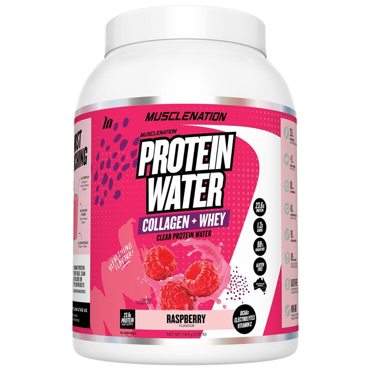 Muscle Nation Protein Water 1.8kg Raspberry Muscle Nation Protein Water 1.8kg Raspberry
