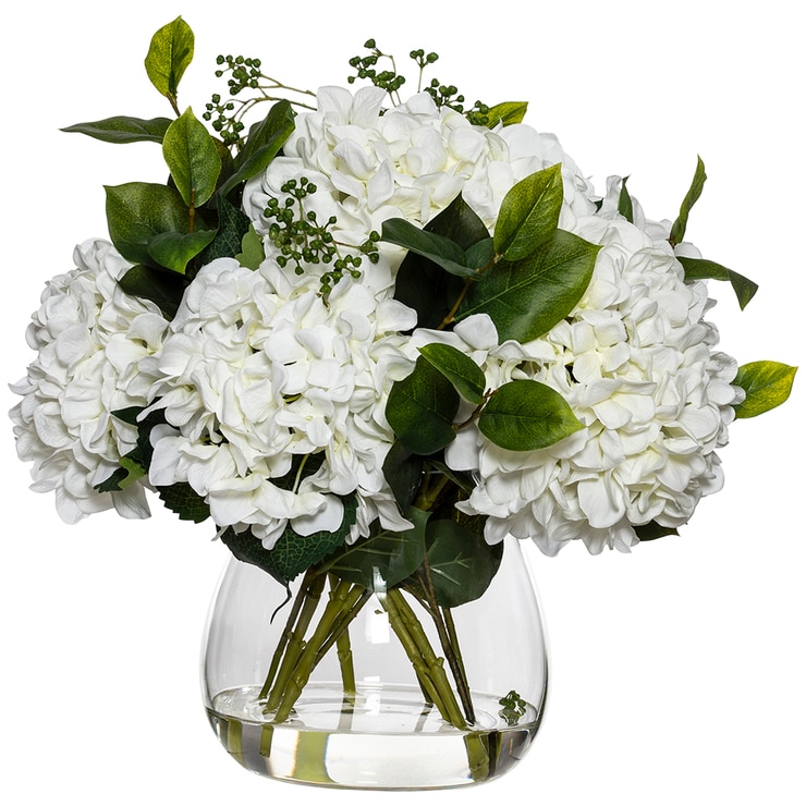 Rogue Hydrangea Berry Mix Garden Vase White 40 x 45 x 47cm | Costco ...