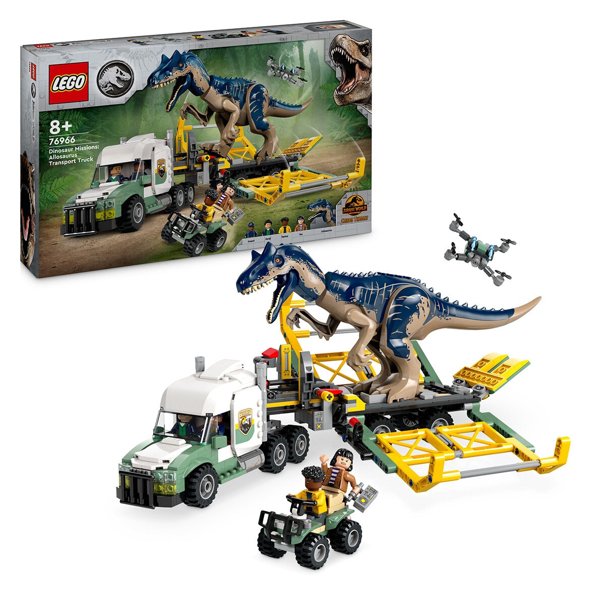 LEGO Jurassic World Dinosaur Missions Allosaurus Transport Truck 76966