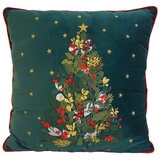 Sutton Place Velvet Xmas Deco Pillow Snowman