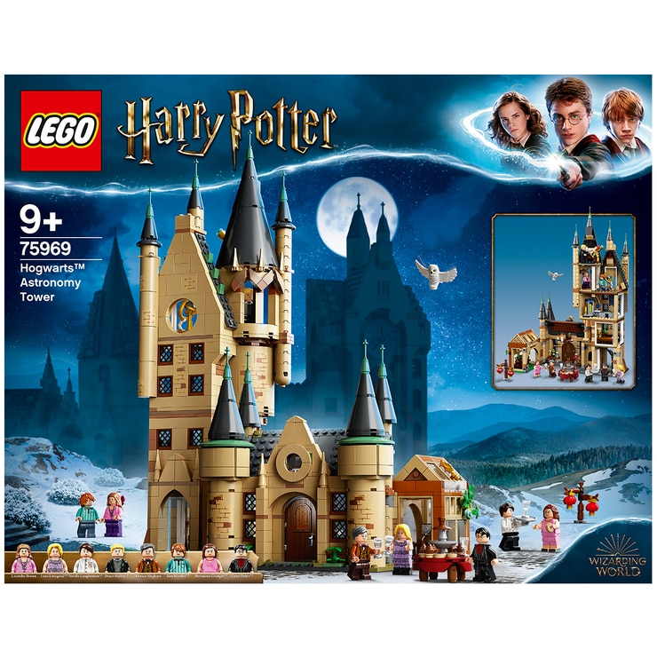 LEGO Harry Potter Hogwarts Astronomy Tower Construction Toy Playset ...