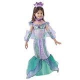 Teetot Princess Factory Costume Sparkly Coral Mermaid