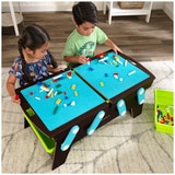 Building Bricks Play N Store Table - Espresso