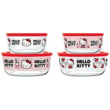 Pyrex Star WarsHello Kitty Glass Storage Set 8 Piece Hello Kitty