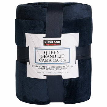 Kirkland Signature Plush Blanket Queen 248 x 233cm Kirkland Signature Plush Blanket Queen 248 x 233cm