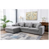 Zoy 2 Piece Fabric Chaise Sectional