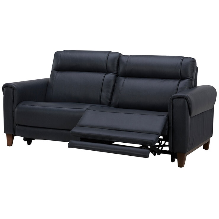 Aiden & Ivy Leather Power Reclining Sofa With Power Headrests Aiden & Ivy Leather Power Reclining Sofa With Power Headrests