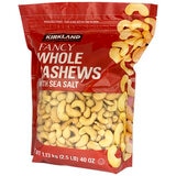 Kirkland Signature Fancy Whole Cashews 1.13kg