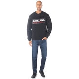 Kirkland Signature Unisex Fleece Crewneck Black