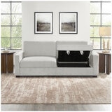 Thomasville Fabric Sofa With Storage Seats